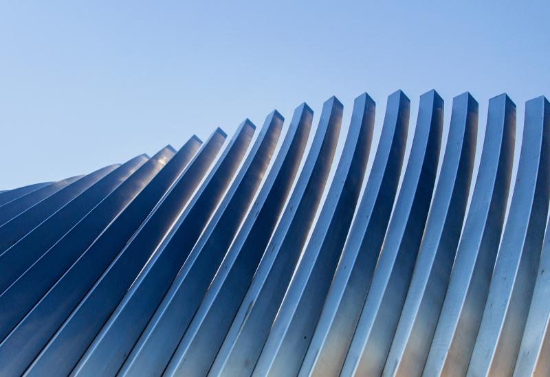 Abstract wave building Abstract wave building